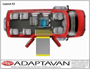 Side Entry - 1 Wheelchair Position and 10 Seats