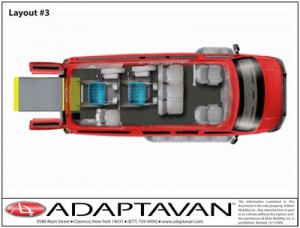 Rear Entry - 2 Wheelchair Positions and 10 Seats